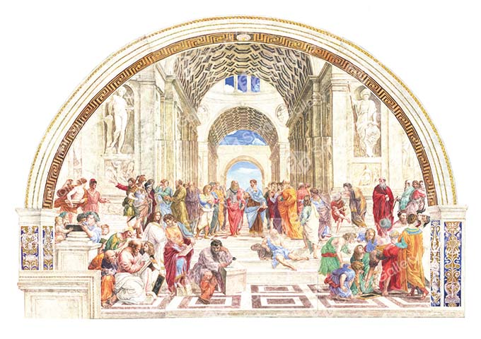 Homage to the SCHOOL OF ATHENS